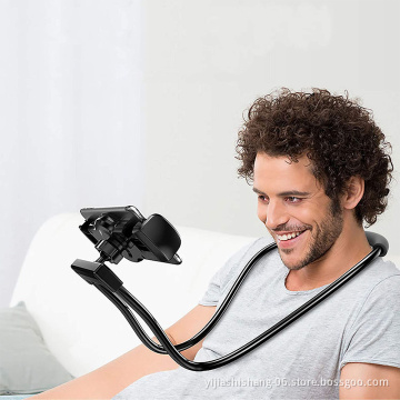 Amazon Ebay Hot Selling Items 360 Degree Rotation Bed Stand Lazy Neck Phone Holder For Cellphone